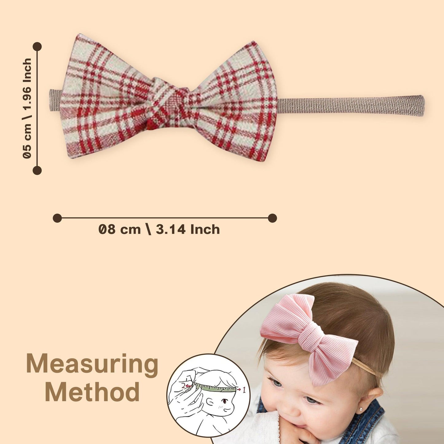 Polka Tots Pack of 10 Floral and Bow Headbands Set - Multicolor