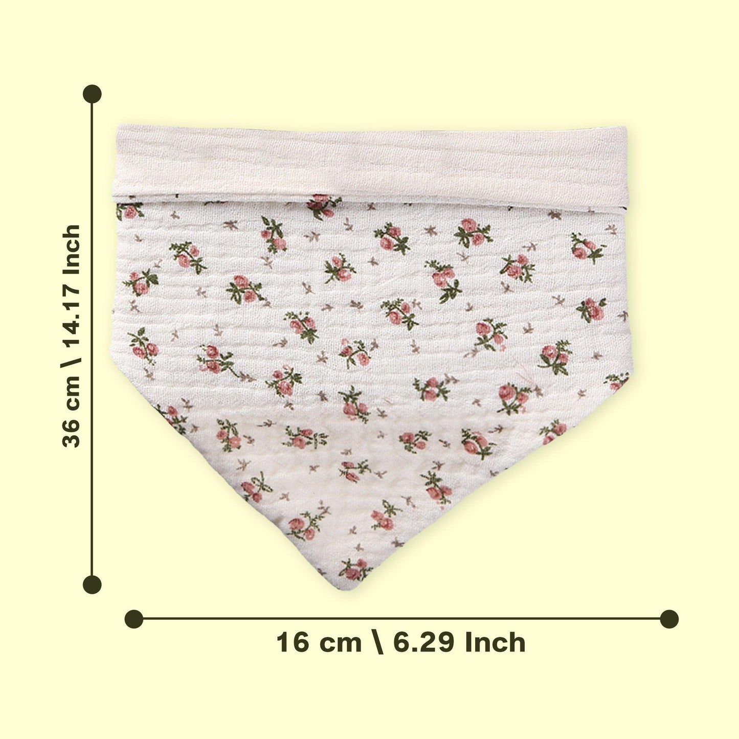 Polka Tots Baby Girl Set of 2 Floral Bow Headbands with Bib Set - White