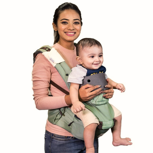 Ergonomic Baby Hip Seat / 6 in 1 Baby Carrier (Sea Green)