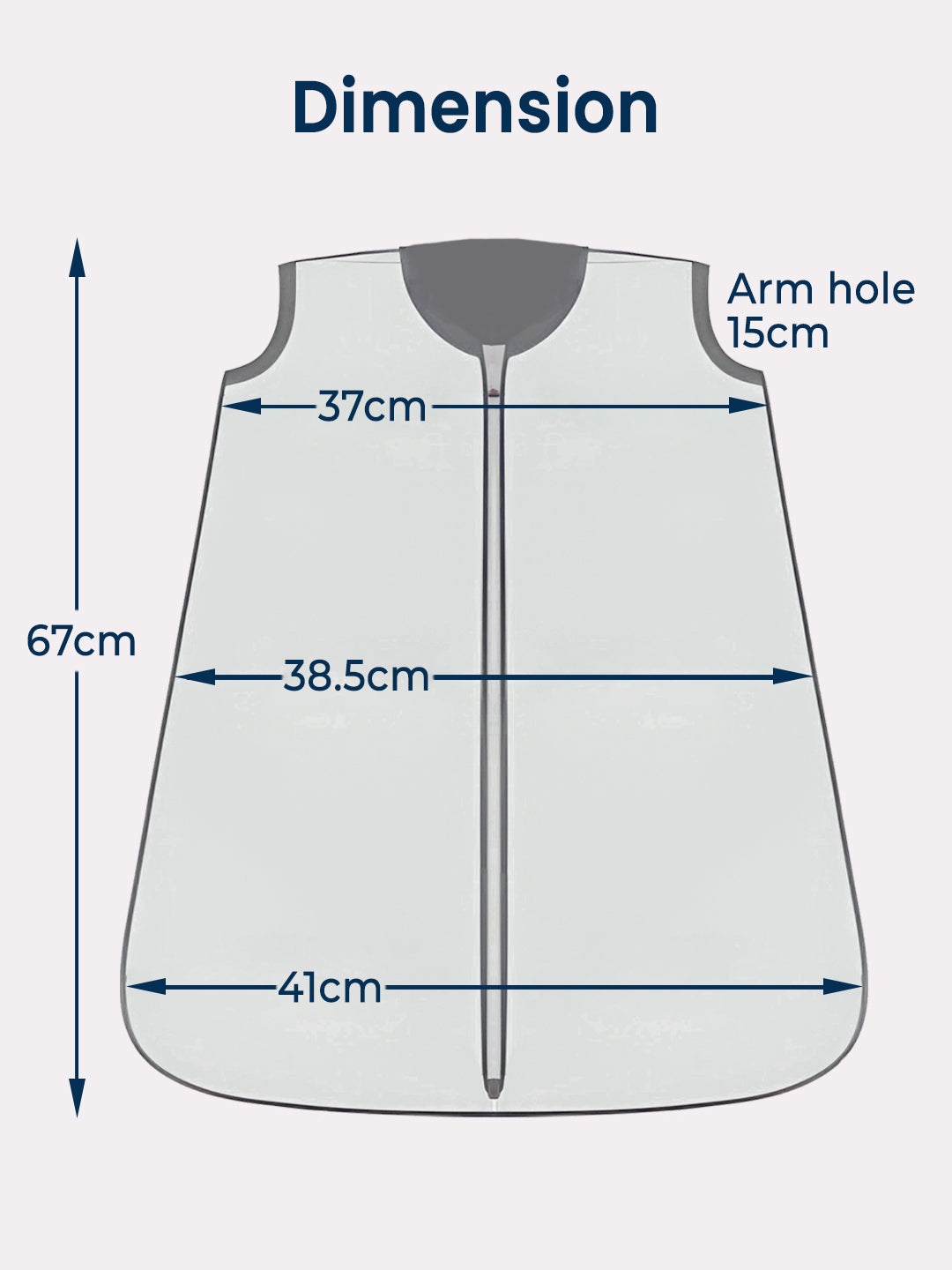 Polka Tots 100% Soft Cotton Jungle Print Sleeping Bag with Cap - Multicolor