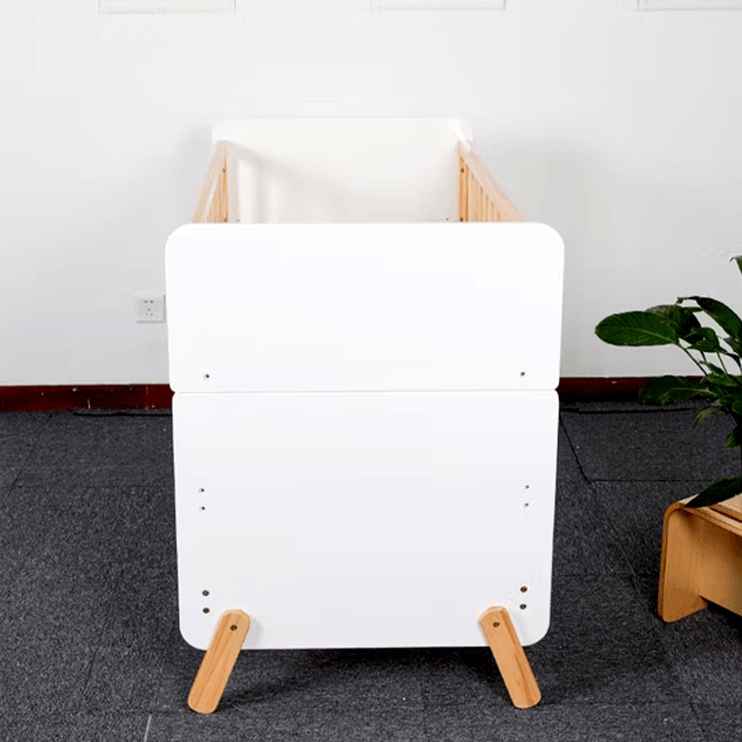 Polka Tots 3-in-1 GrowNest Adjustable Cot