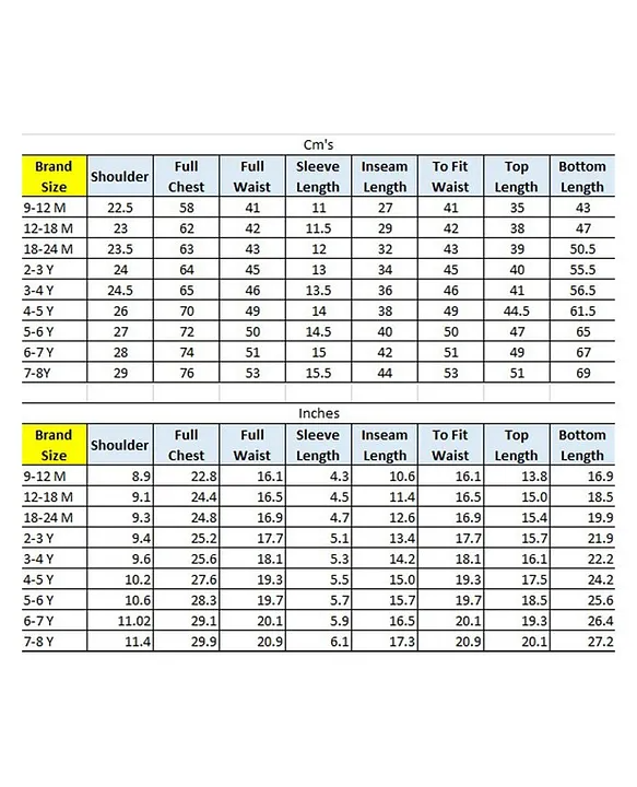 Polka Tots Half sleeves Checks print Night Suit - Multicolor