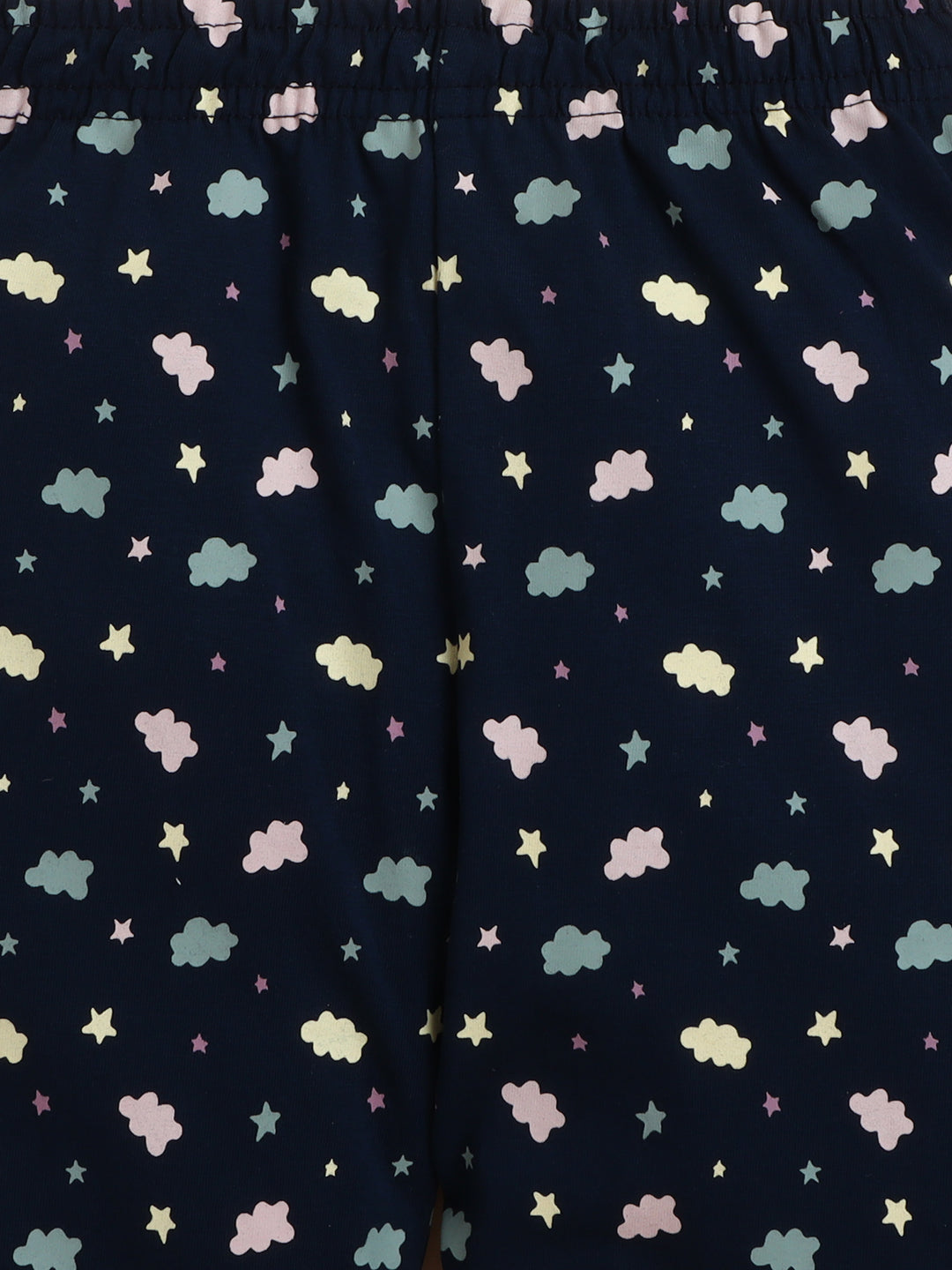 Polka Tots Full sleeve Unicorn Print Night suit - Lavender