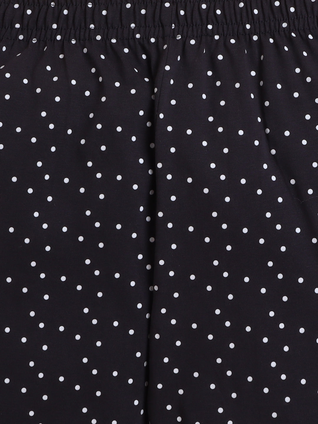 Polka Tots Full sleeve Little Swan Print Night suit - Peach