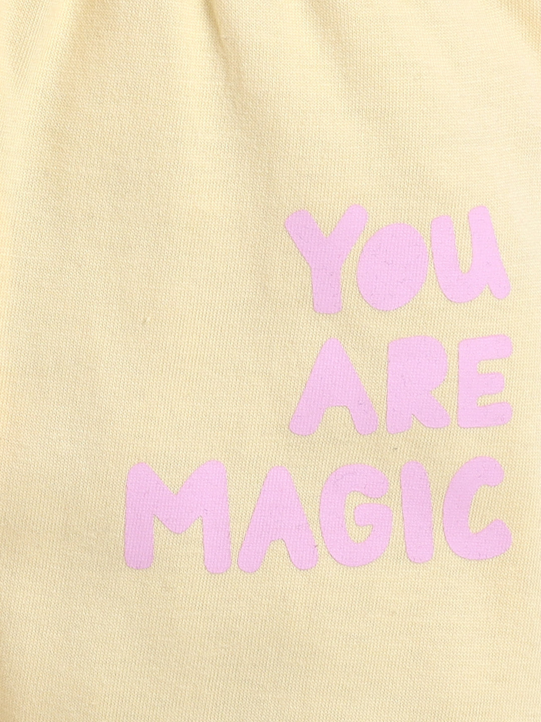 Polka Tots Baby Onesie Newborn Outfit Set – Soft Cotton Rainbow Print Half Sleeves Onesie with Leggings (Blue & Yellow)