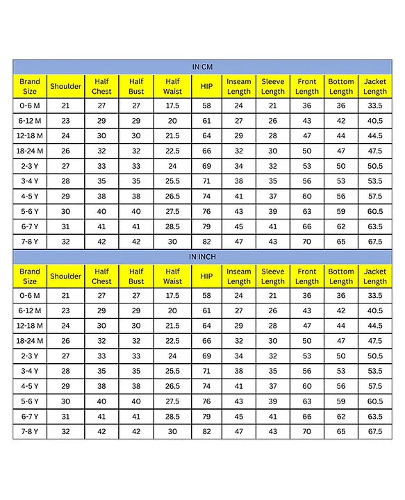 Polka Tots Full Sleeve Ethnic Kurta Pyjama Set with Foil Striped Koti - Orange