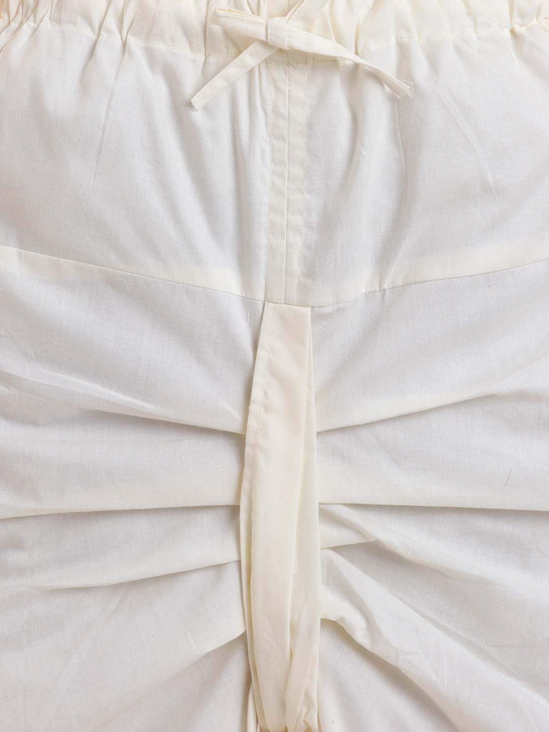 Polka Tots Full Sleeve Elephant Print Angrakha Top With Dhoti - Multicolor