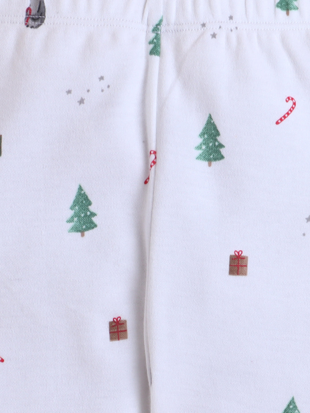 Polka Tots Full Sleeve Co-ord Joggers - White