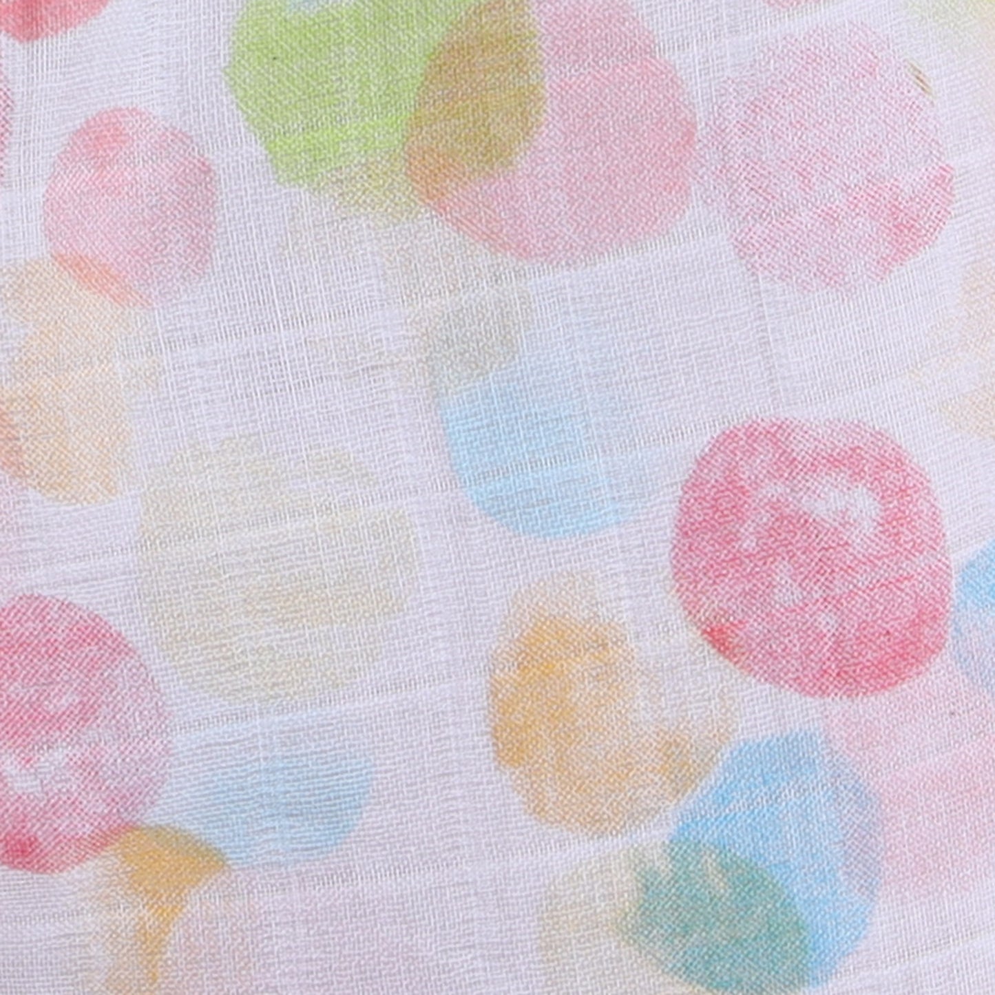 Polka Tots Soft Muslin Cotton Half sleeves Polka Dots print Jhabla and Pant Set - Multicolor