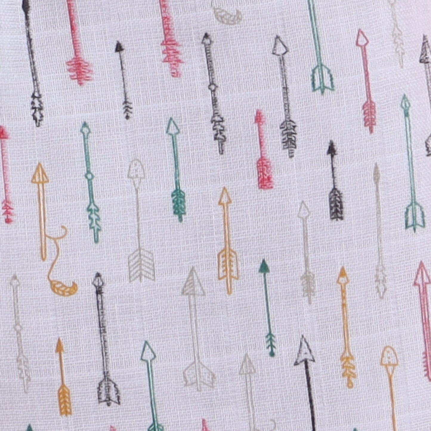 Polka Tots Soft Muslin Cotton Half sleeves Cupid print Jhabla and Pant Set - White