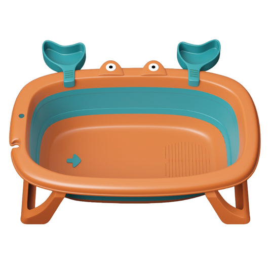 Polka Tots Splish Splash Foldable Bath tub(0 - 2 years) - Orange