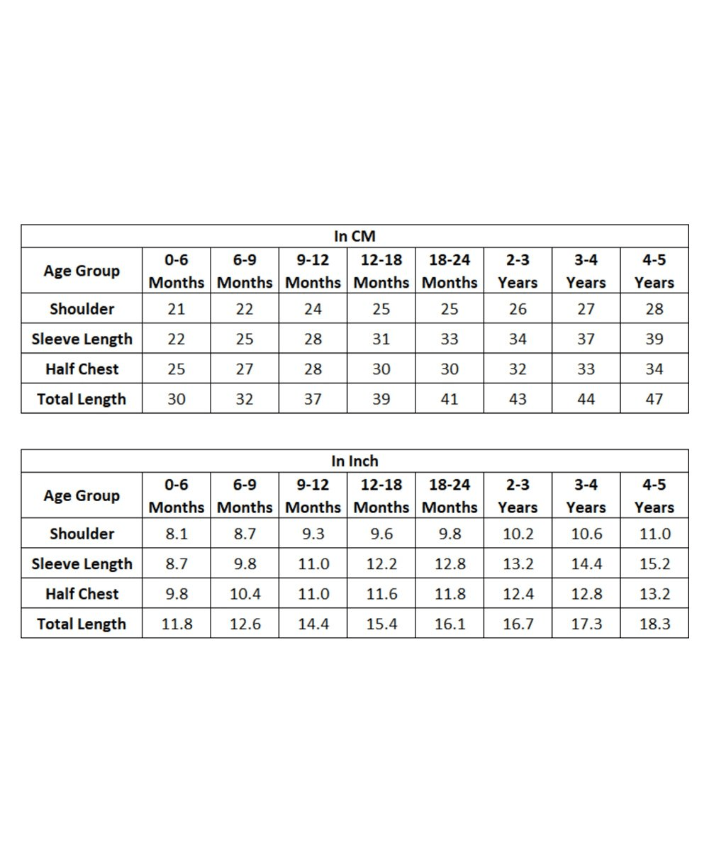 Polka Tots full sleeve elbow patch kurta - white