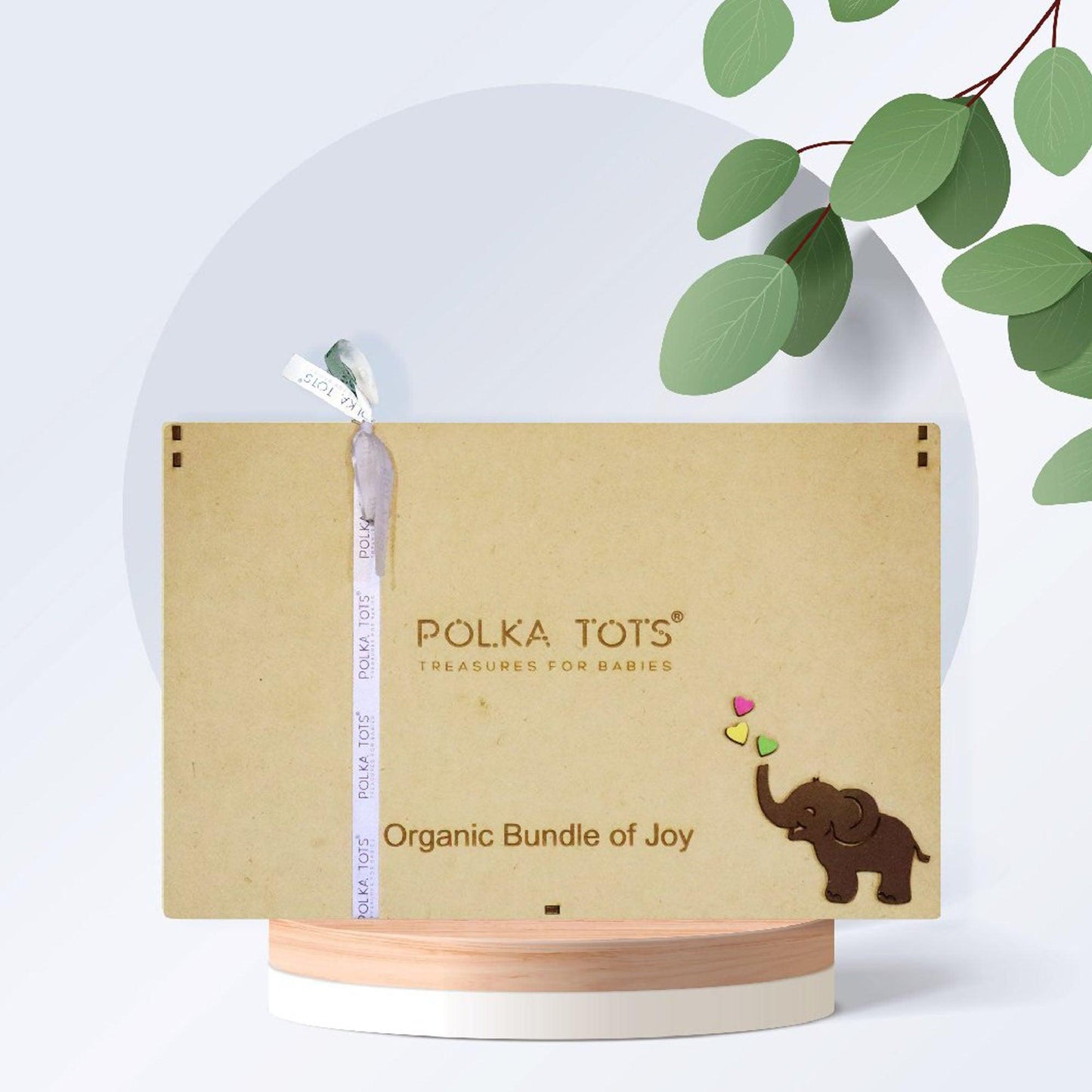 New Born Baby Premium Organic Wooden Gift Box (Any Mix Designs/Colour/Prints )