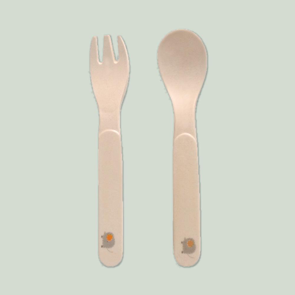 bamboo fork & spoon