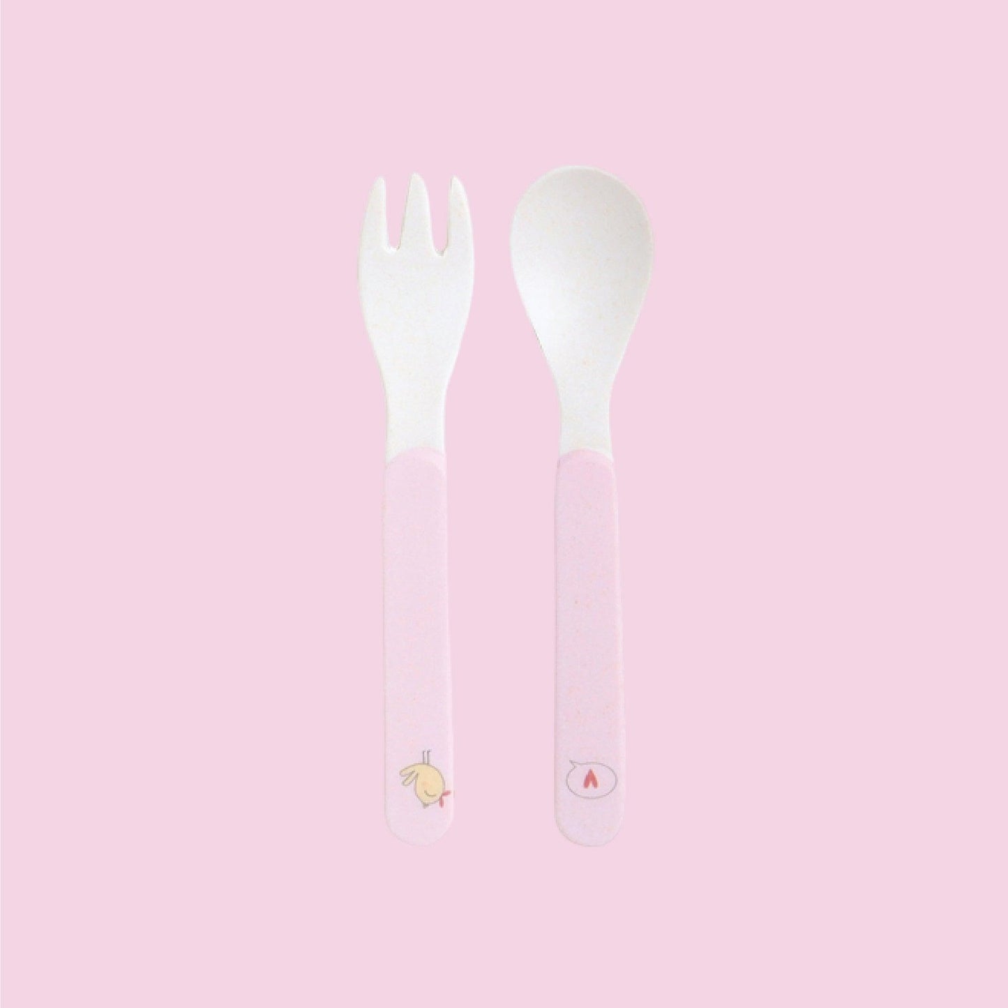 bamboo fork & spoon