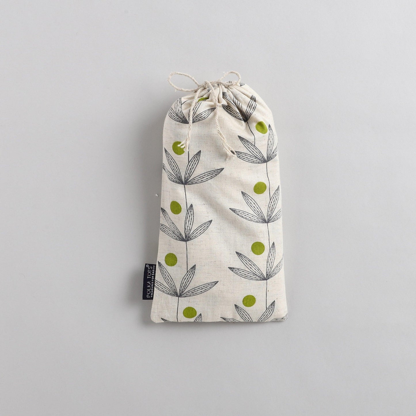 POLKA TOTS Nursing Cover Feeding Apron Maternity Breastfeeding Cover for Mothers with Carry Pouch (Green)