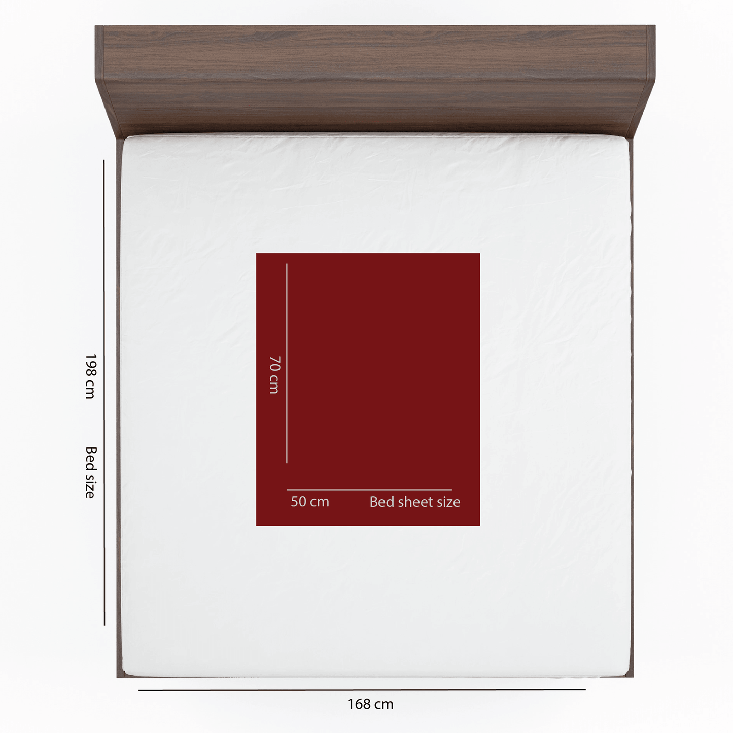 quick dry sheet maroon