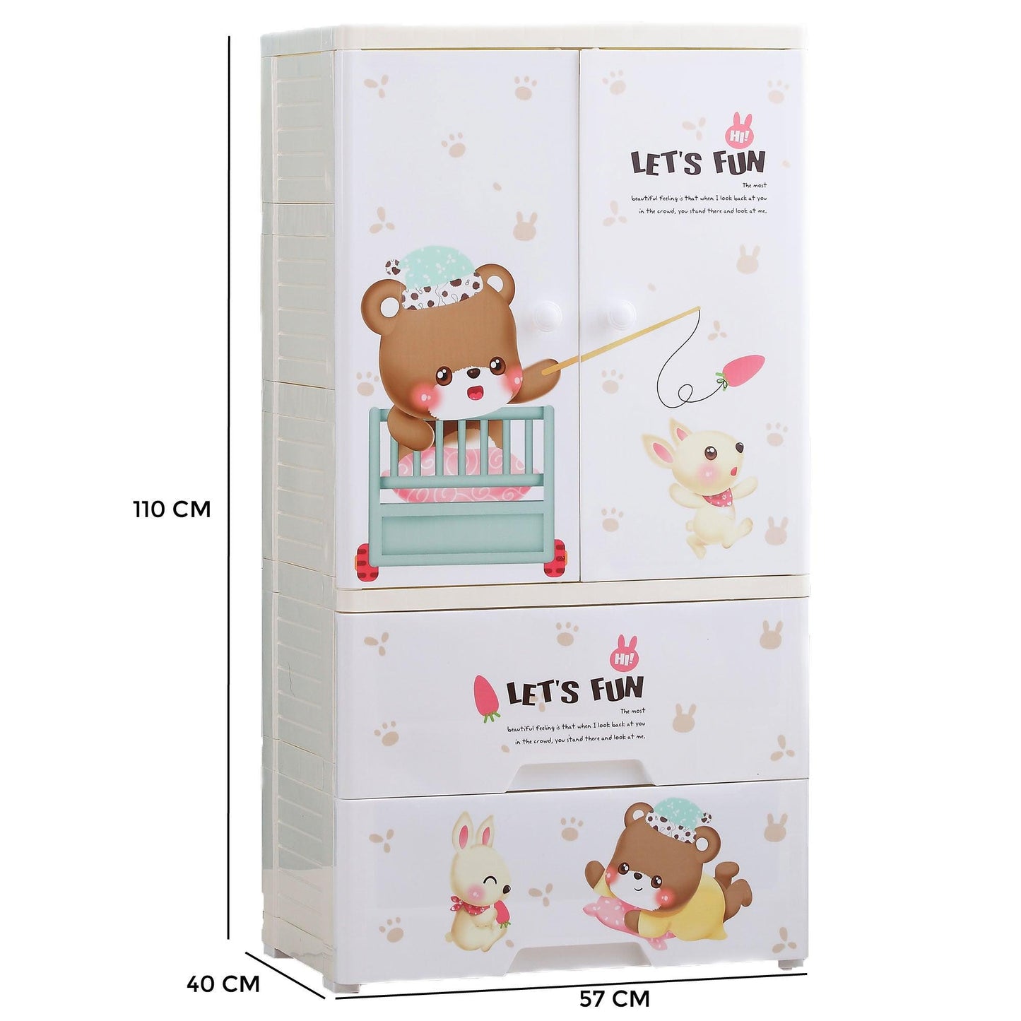 Plastic Storage Wardrobe