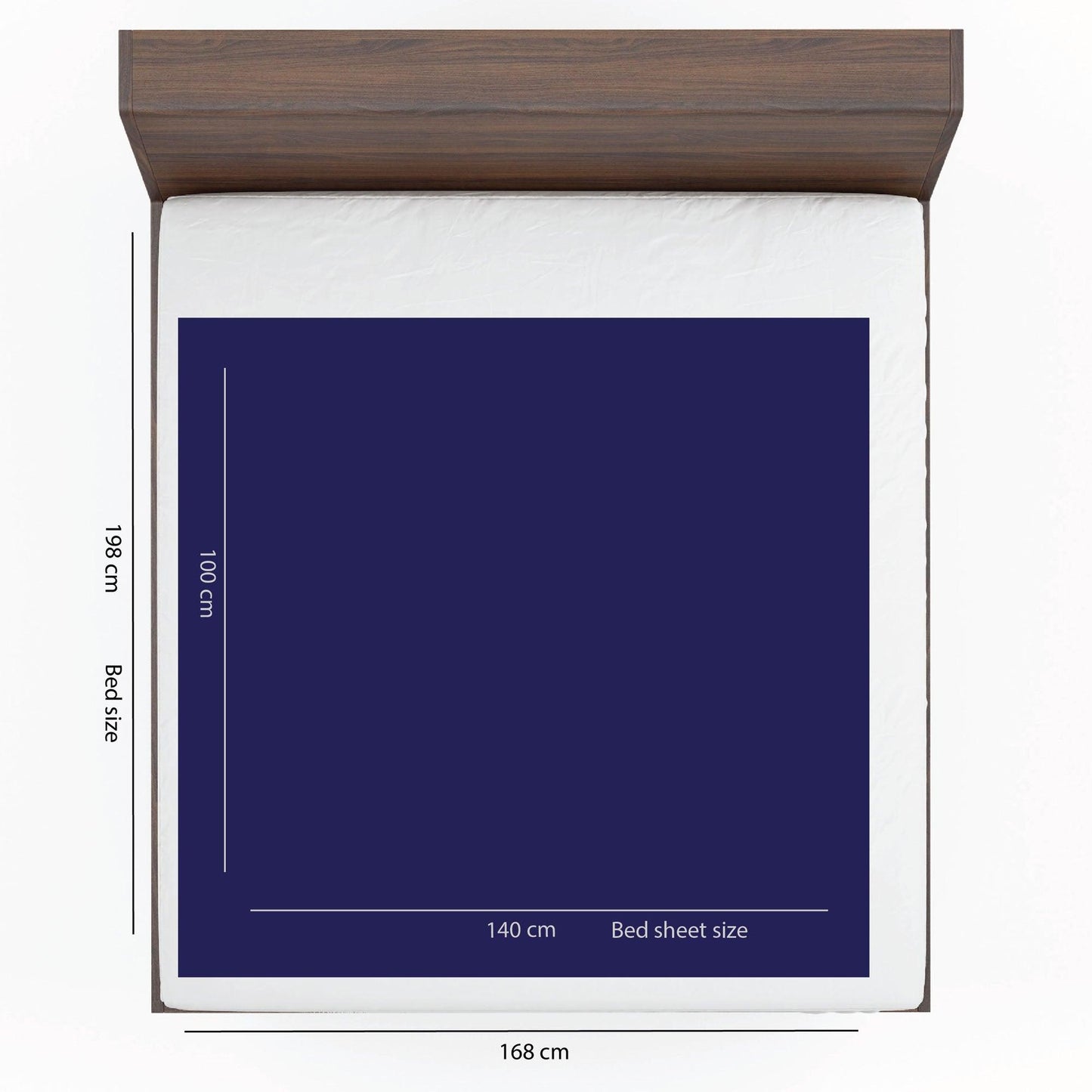 bed protector for babies dark blue