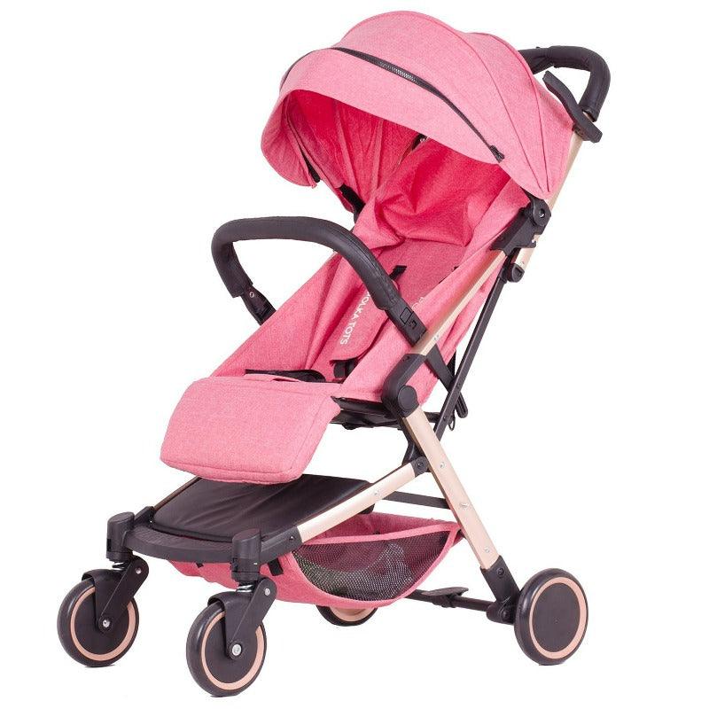 Polka Tots Pink Trolley Stroller