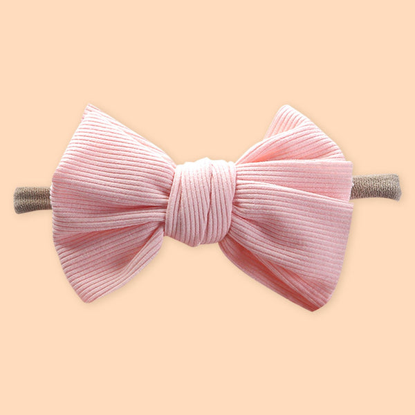 Polka Tots Baby Girls Bow Headband and Round Sunglasses Set with 5 Cute Embellishments - Baby Pink