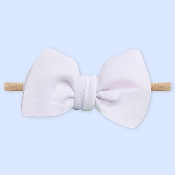 Polka Tots Pack of 3 Solid and Gradient Print Bow Headband Set - Multicolor