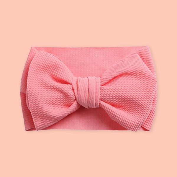 Polka Tots Pack of 3 Solid and Floral Print Bow Headbands Set - Multicolor