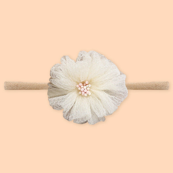 Polka Tots Pack of 5 Floral and Bow Headbands Set - Brown Theme