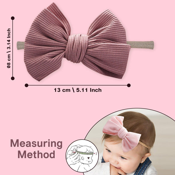 Polka Tots Baby Girls Bow Headband and Round Sunglasses Set with 5 Cute Embellishments - Wine