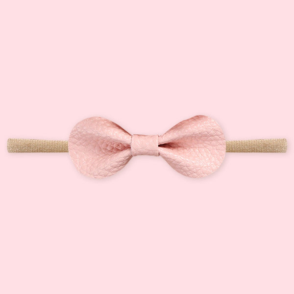 Polka Tots Pack of 5 Floral and Bow Headbands Set - Pink Theme