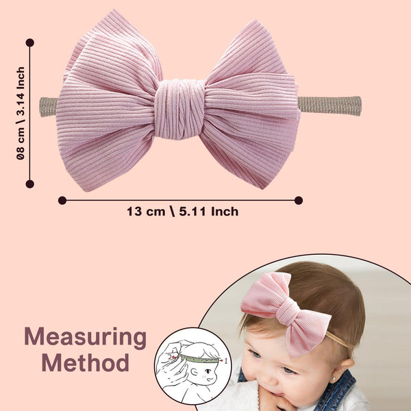 Polka Tots Baby Girls Bow Headband and Round Sunglasses Set with 5 Cute Embellishments - Soft Wine