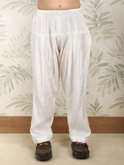 Polka Tots Full Sleeves Pathani Set - Green