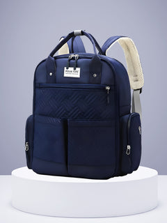 Multifunctional Premium ChicClass Diaper Backpack Bag – Midnight Blue