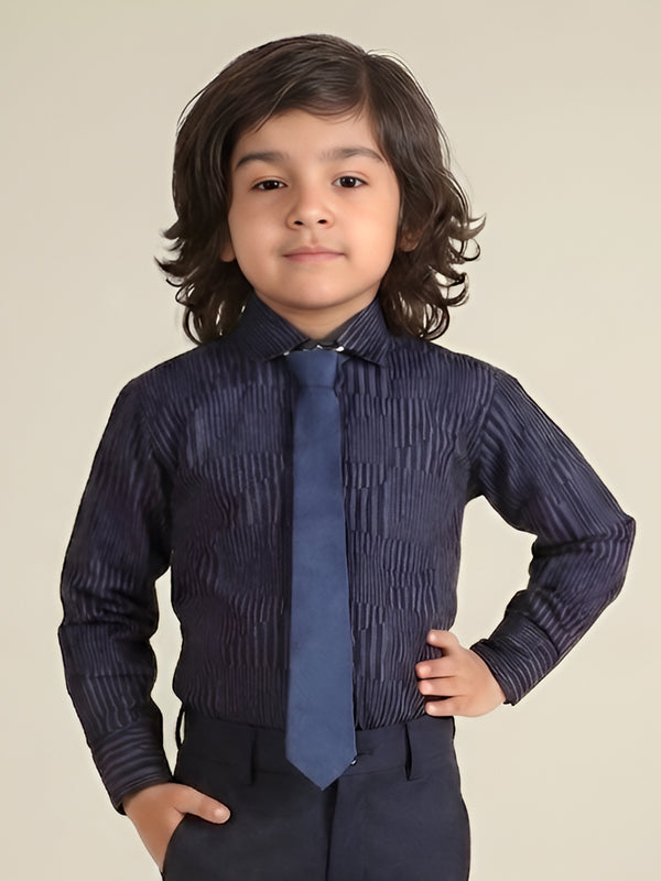 Polka Tots Full Sleeves Shirt - Blue