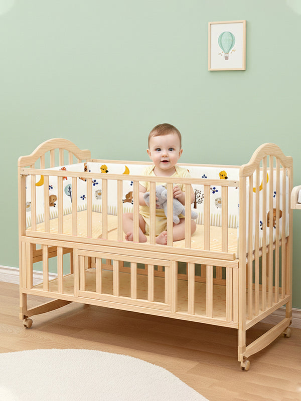 Polka Tots Flexicot Multipurpose Baby Bed - Cute Tiger
