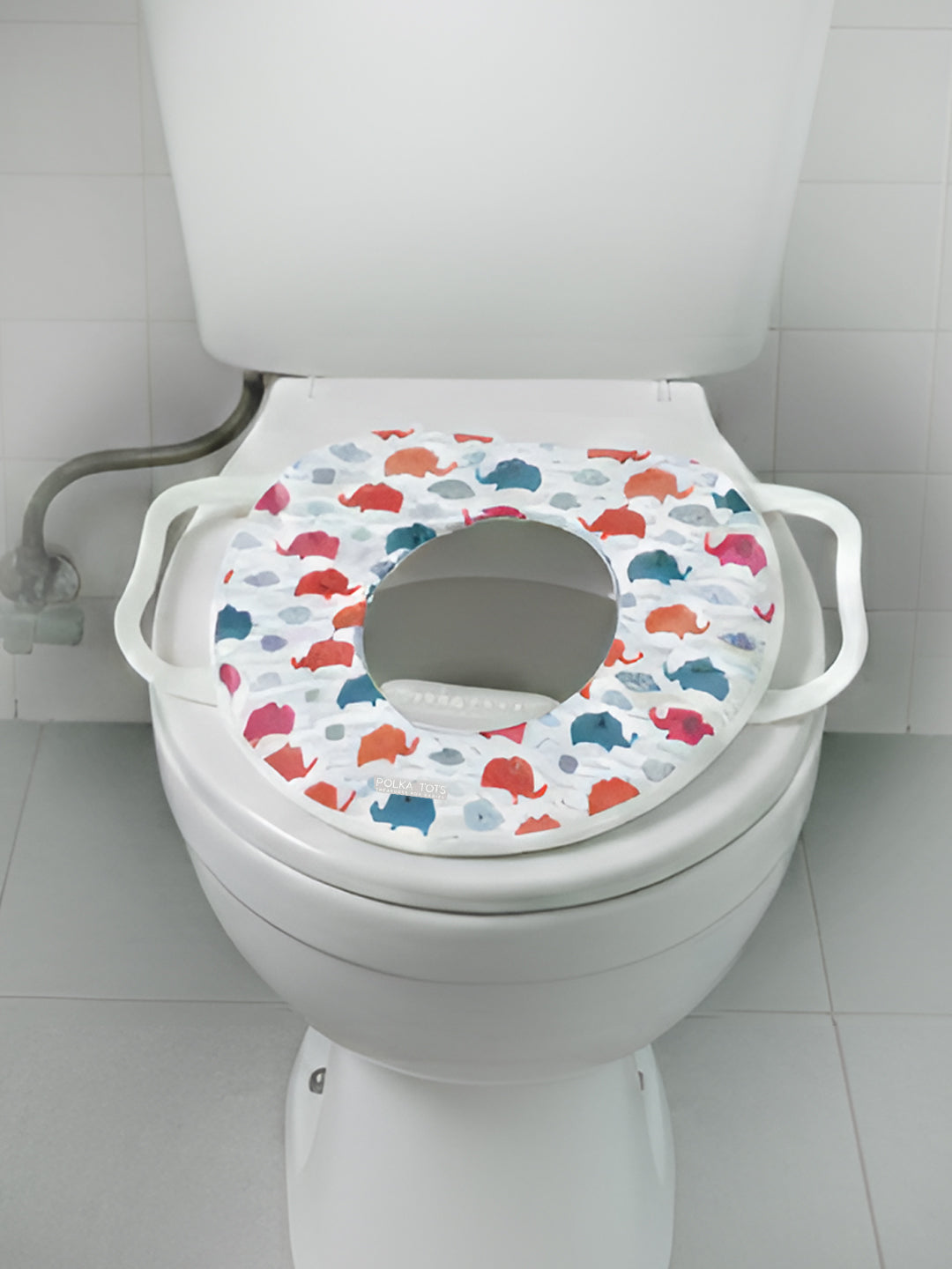 Polka Tots Hop Pop Potty Seat for 9+ Months (White)
