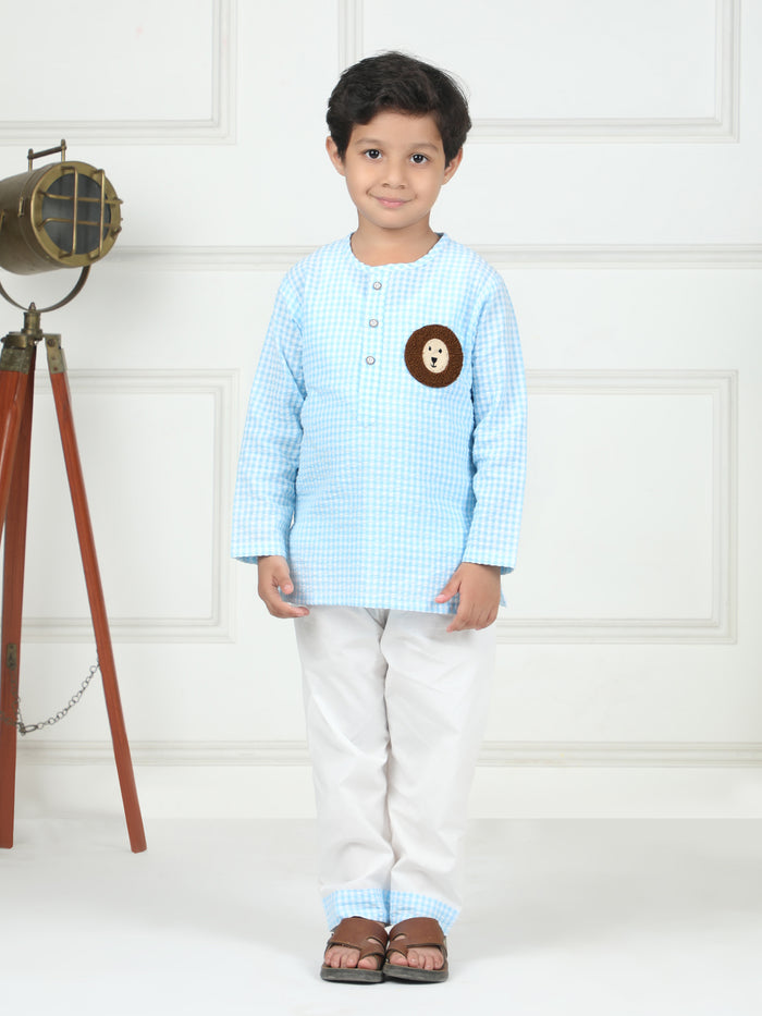Boys Nightwear Kurta Pajama