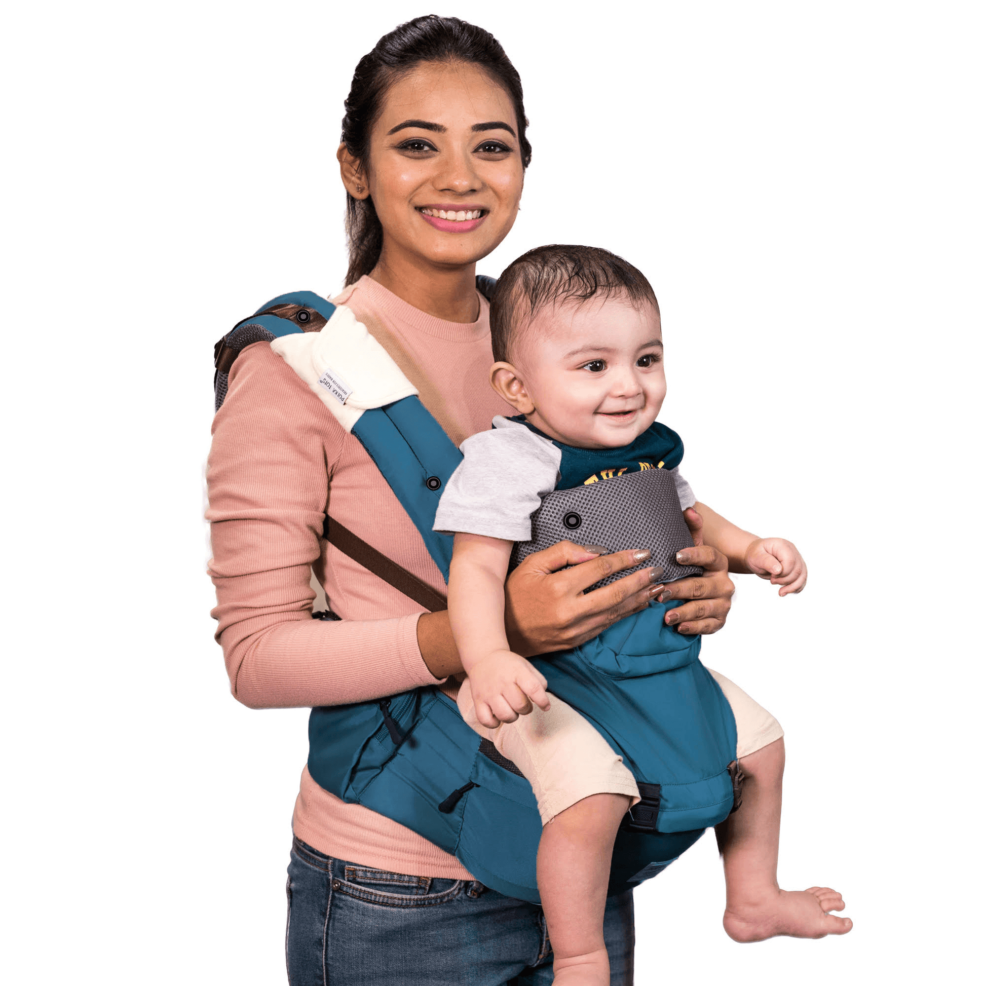 Ergonomic Baby Hip Seat 6 in 1 Baby Carrier carry bag Polka Tots PolkaTots.in