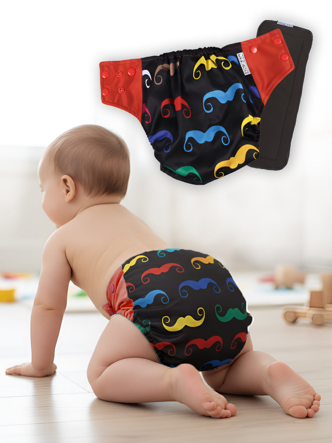 cloth diaper charcoal