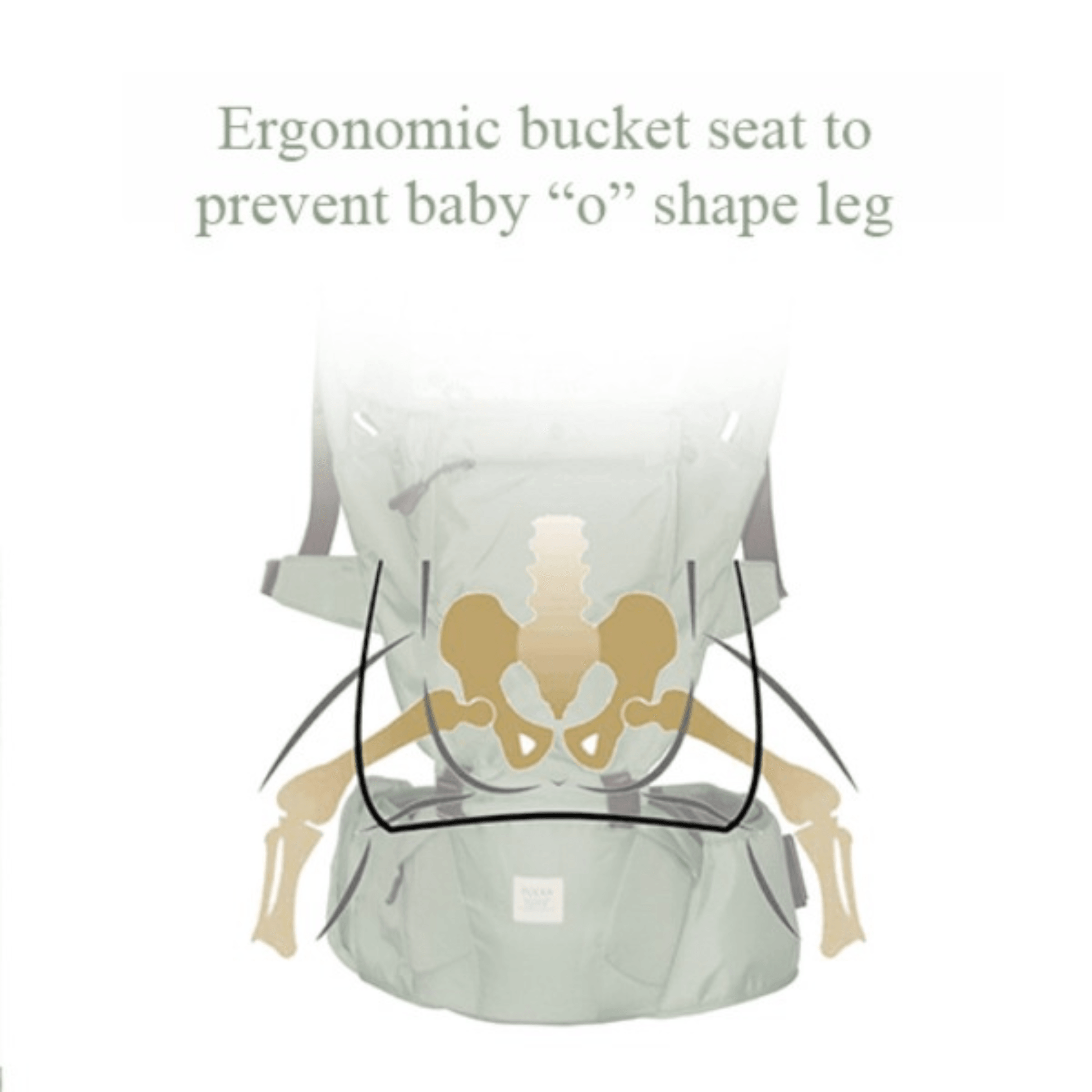 Ergonomic Baby Hip Seat in Baby Carrier Carry Bag Polka