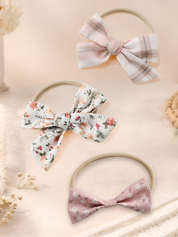 Pack of 5 Bow Headbands Set