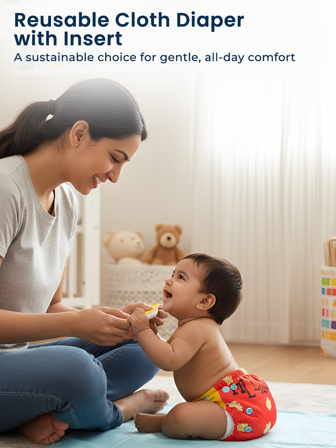 Baby Wearing Cloth Diaper