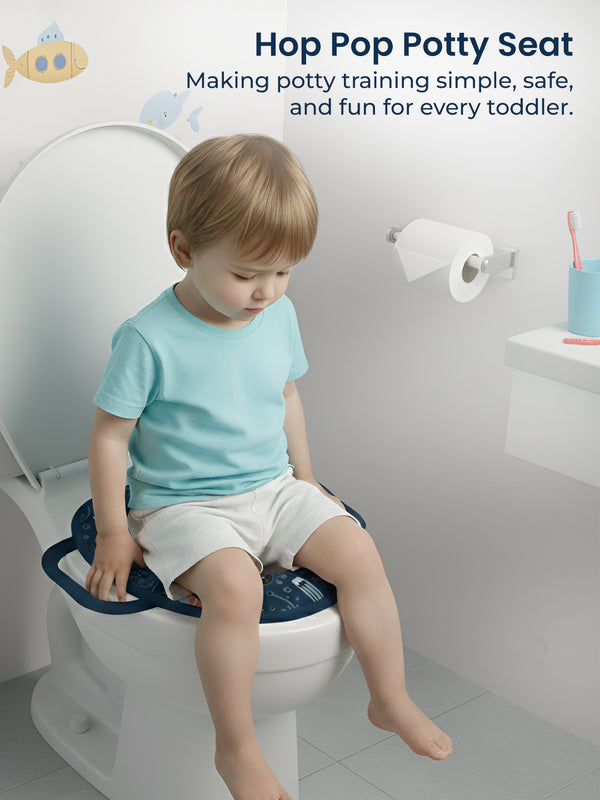 Polka Tots Hop Pop Potty Seat for 9+ Months (Blue)