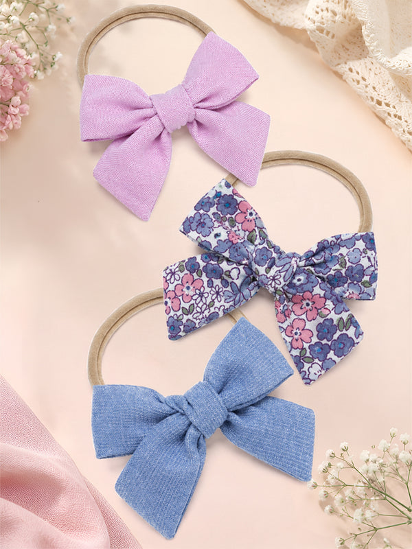 Pack of 3 Bow Headbands Set