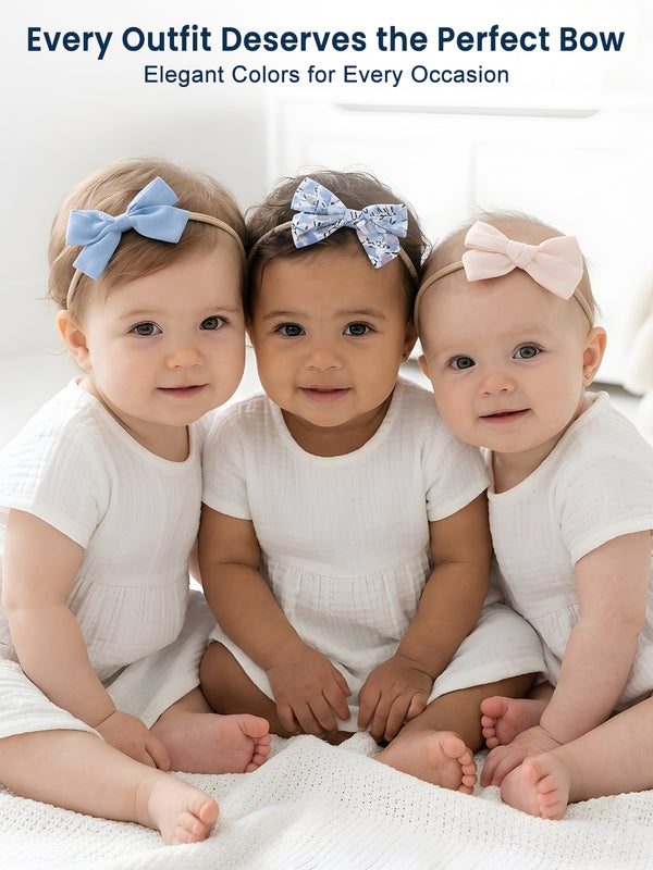 Pack of 3 Bow Headbands Set