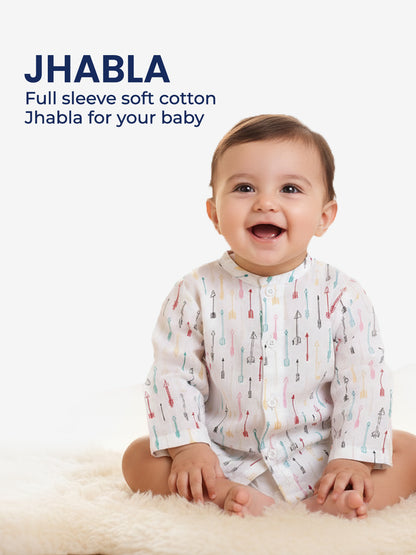 Polka Tots Newborn Pack of 6 100% Soft Double-Layer Muslin Cotton Essentials Gift Box – Cupid Print