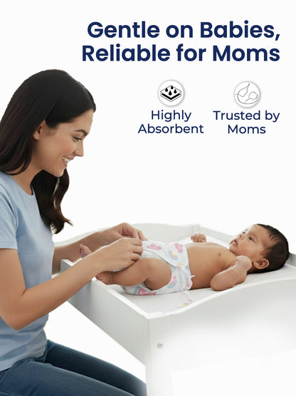 Polka Tots Newborn Pack of 5 100% Soft Muslin Cotton Nappy/Langot Set