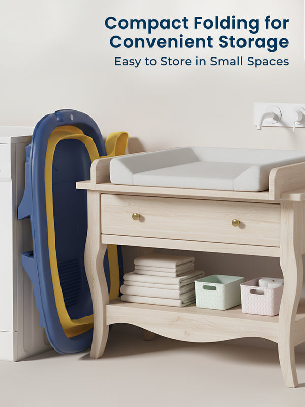 Polka Tots Splish Splash Foldable Bath tub - Blue