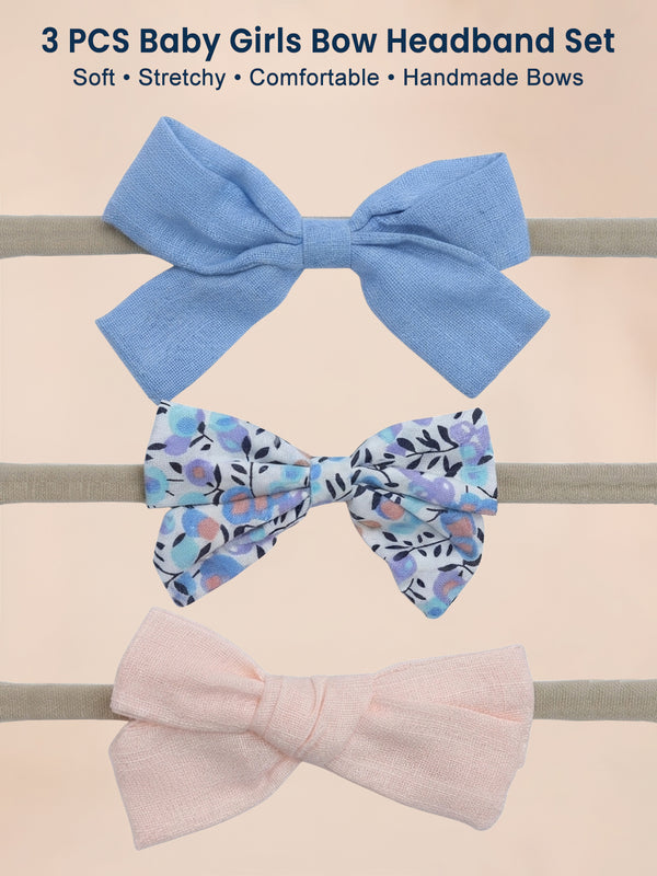 Pack of 3 Bow Headbands Set