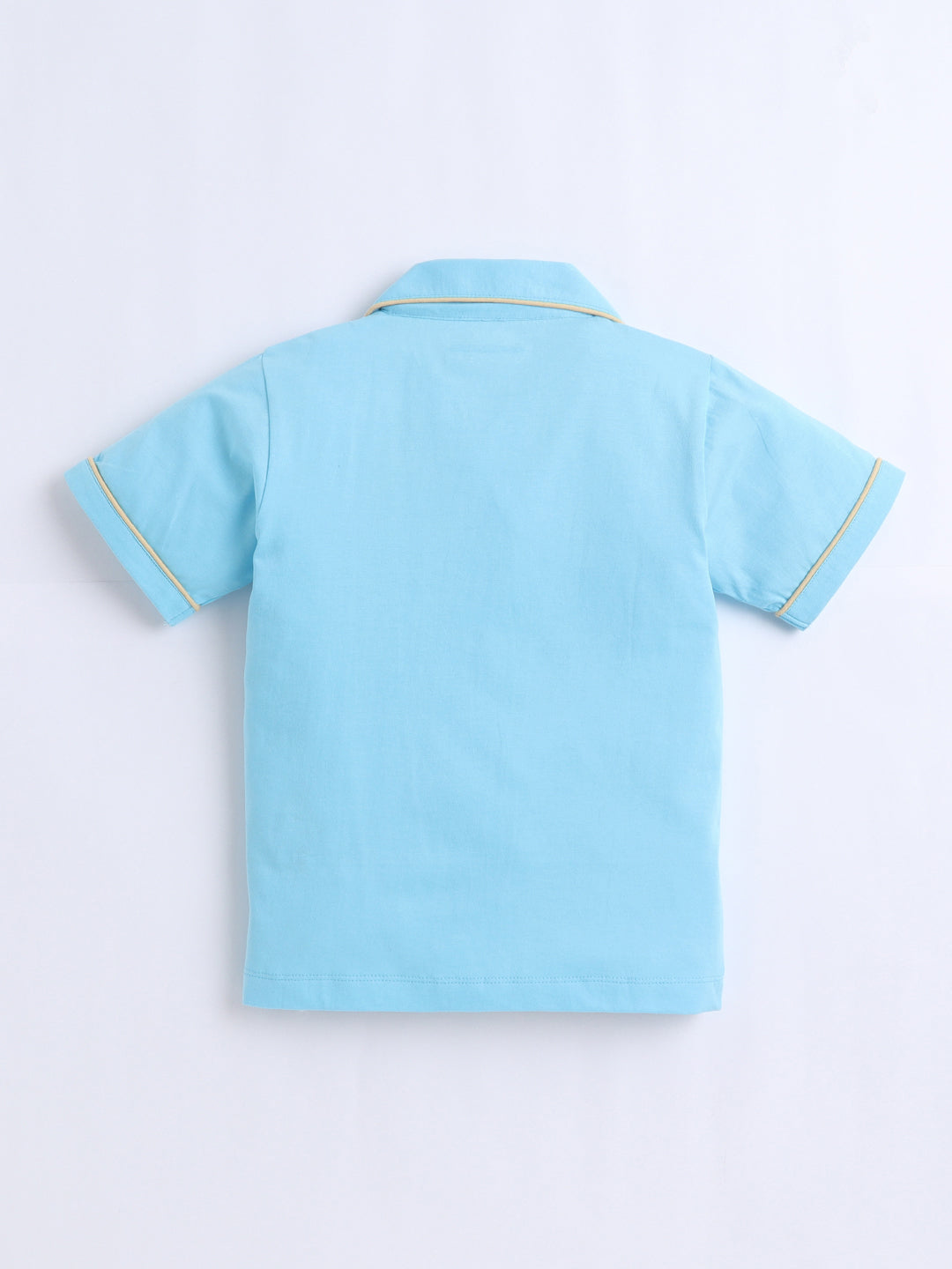 Polka Tots Half sleeves Night Suit - Blue